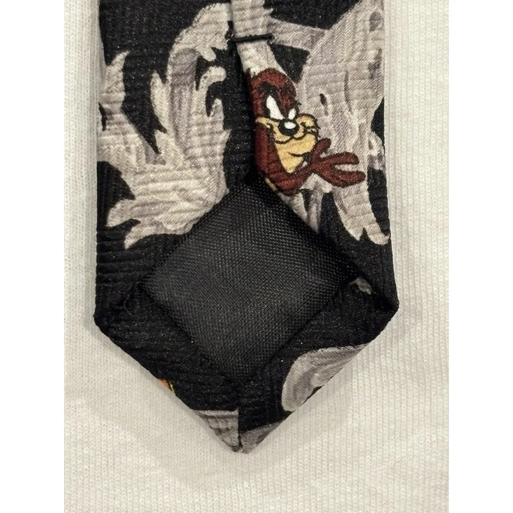 Looney Tunes Marvin‎ the Martian Bugs Taz Devil Daffy Tie 2000 Warner Bros Men